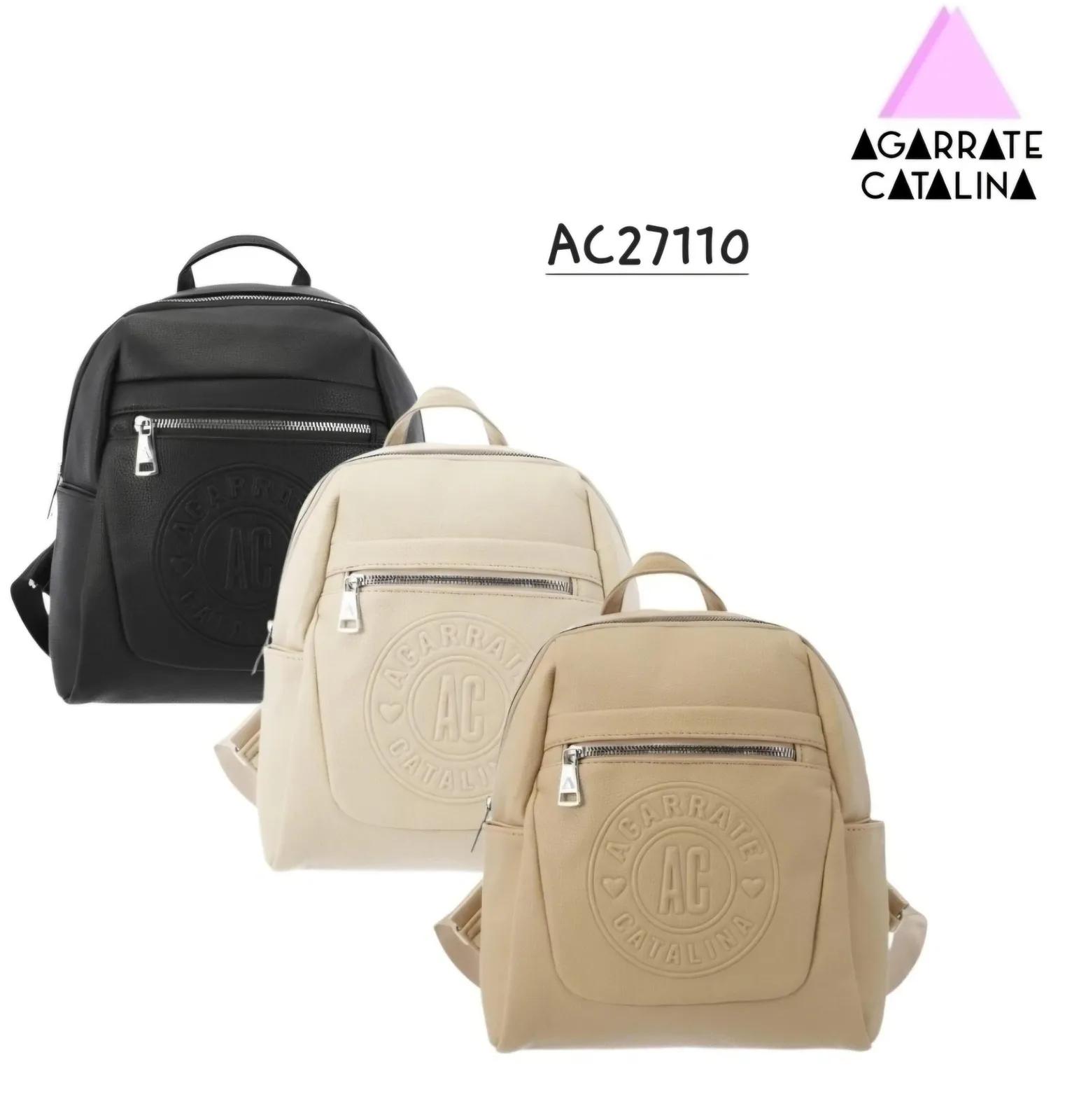 Cartera Mochila Agarrate Catalina Pu