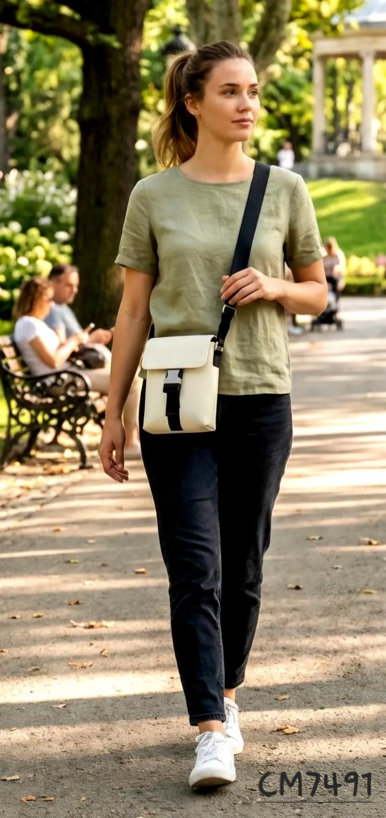 Cartera Morral Broche >Metal 18X22 Cm