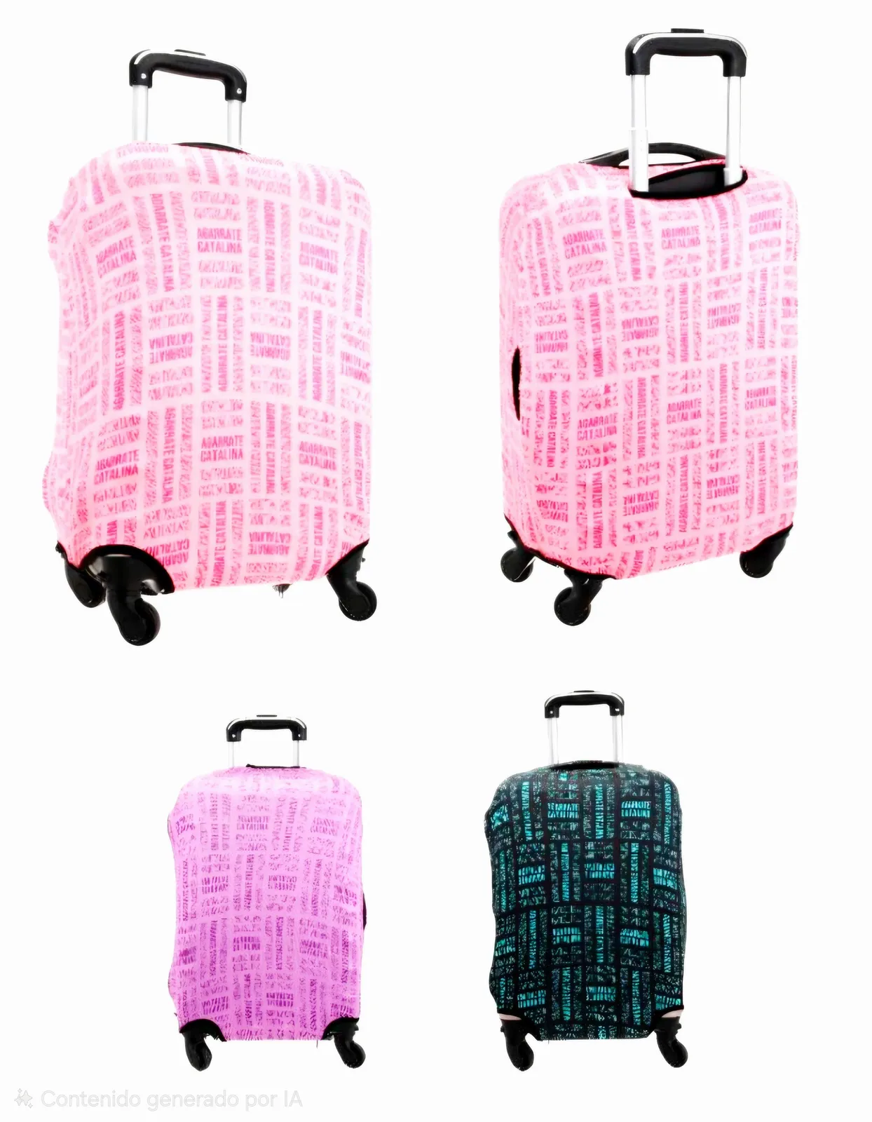 Funda Valija  Estampada Chica Carry On Ac3017