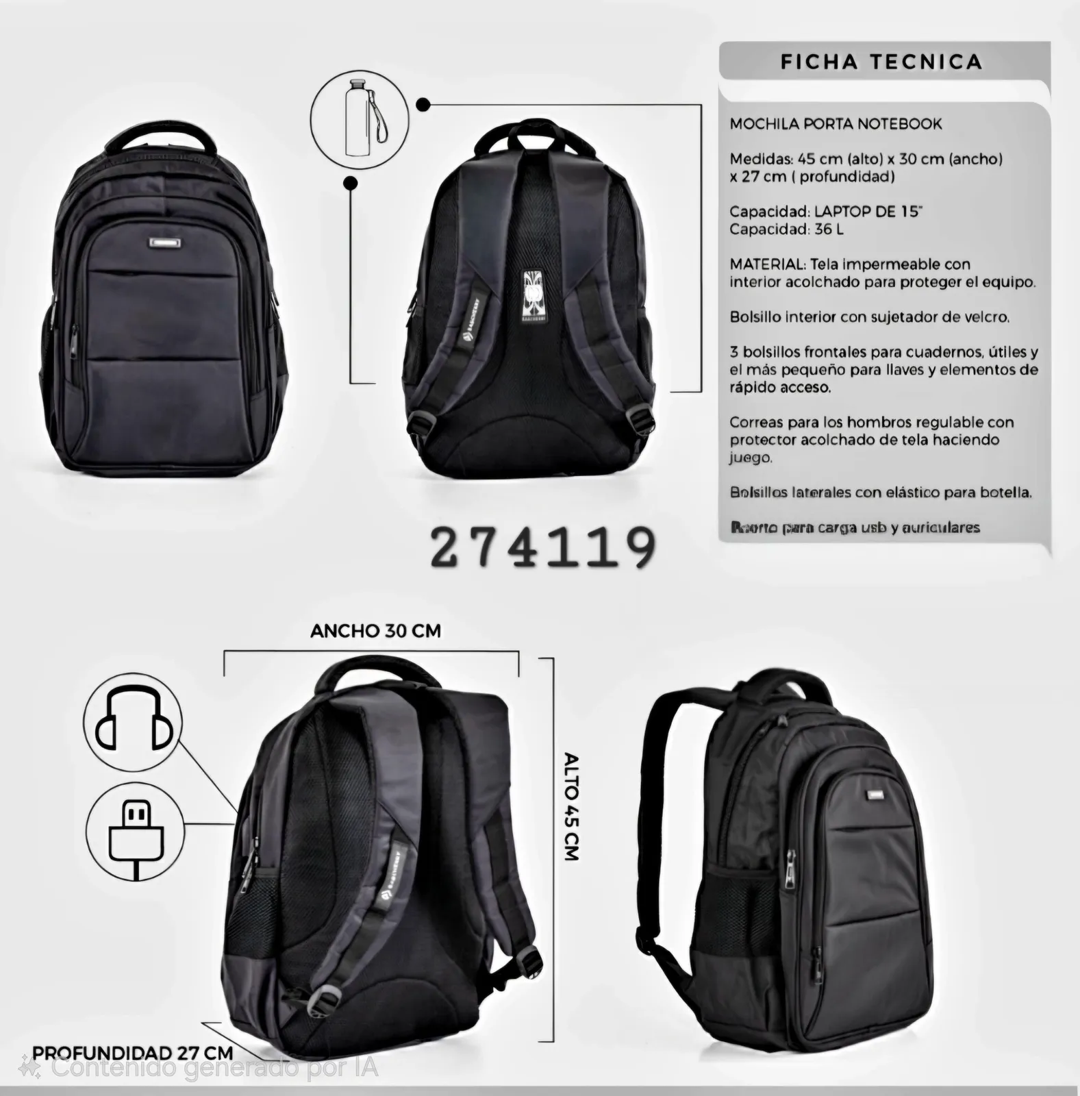 Mochila Impermeable