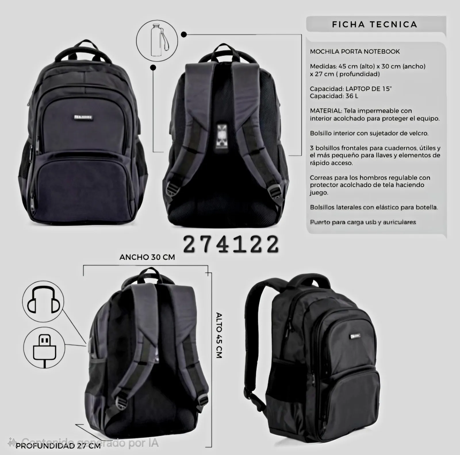 Mochila Impermeable