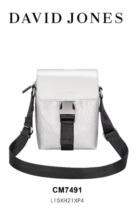 Cartera Morral Broche >Metal 18X22 Cm